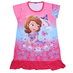 Girls Character Frock Pink, Kids, Girls Frocks, Chase Value, Chase Value