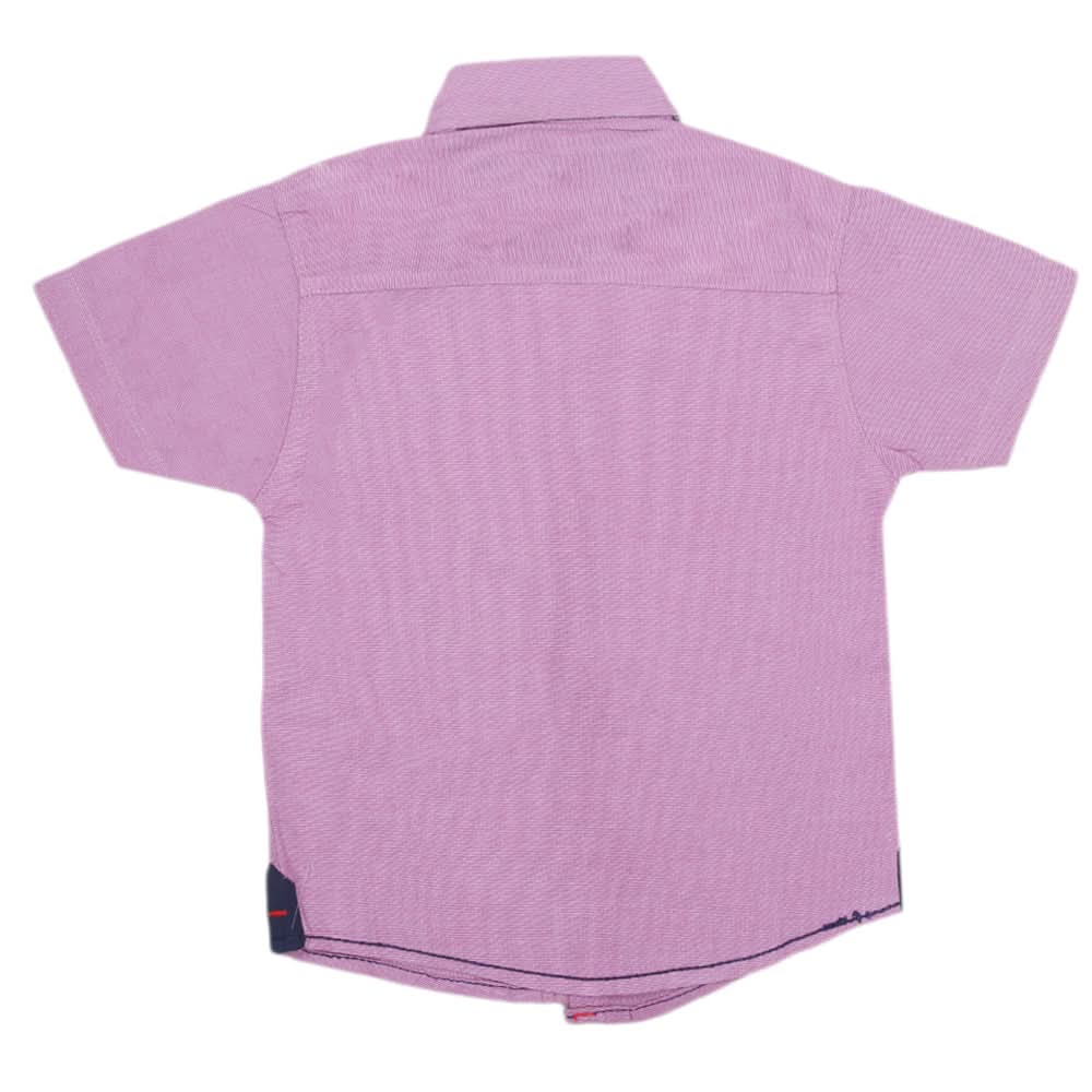 Boys Half Sleeves Casual Shirt - Purple, Kids, Boys Shirts, Chase Value, Chase Value