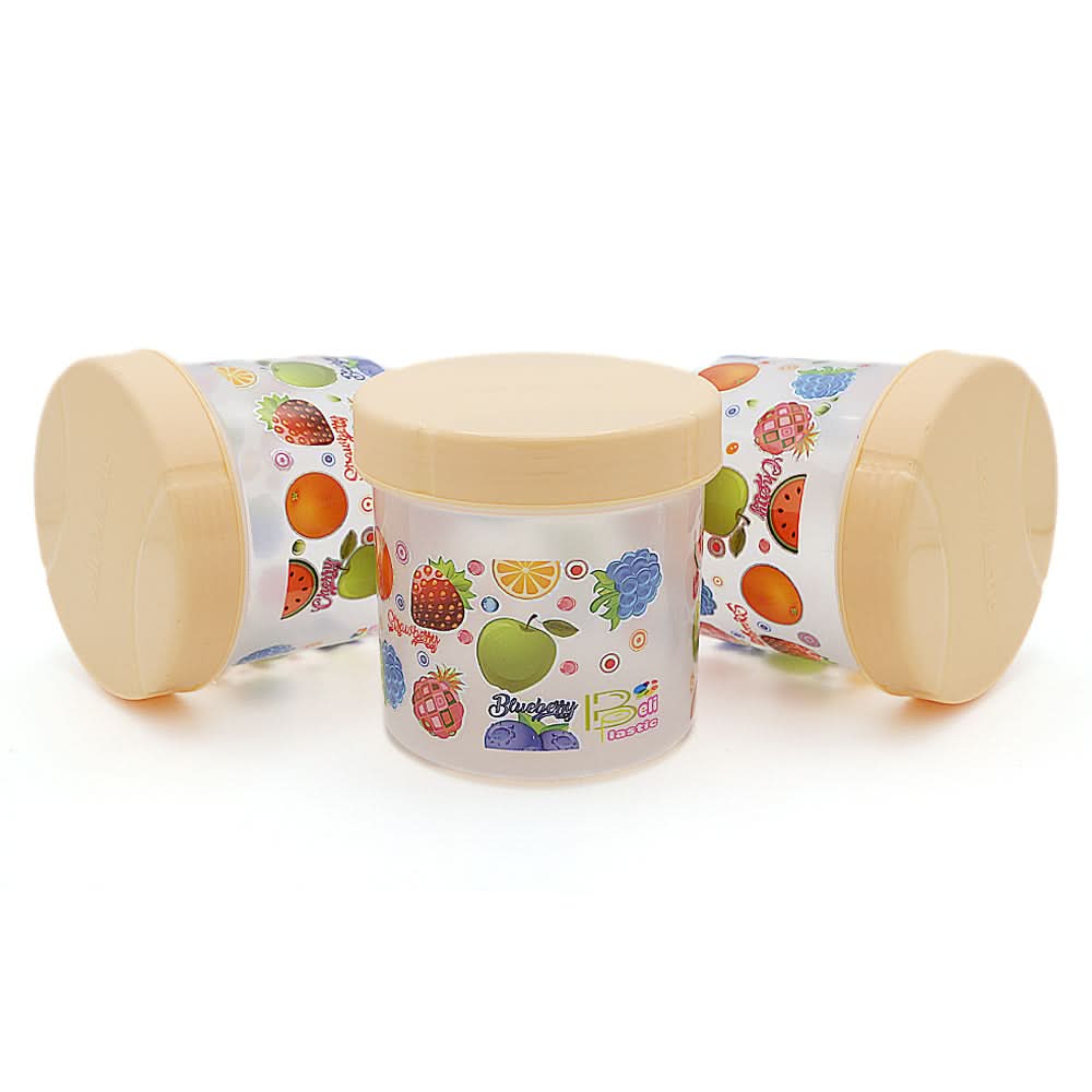 Plastic Jar 3 Piece Set Small - Fawn, Home & Lifestyle, Storage Boxes, Chase Value, Chase Value