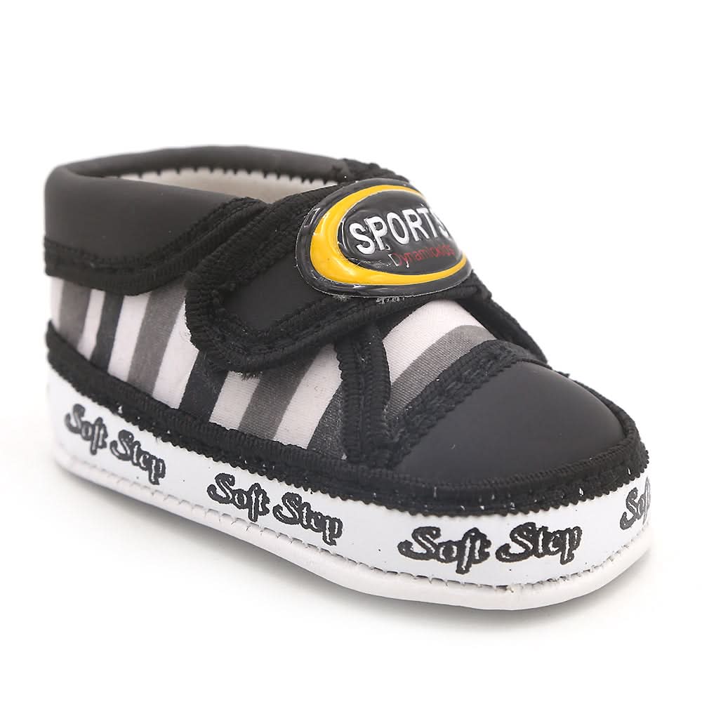 Newborn Boys Magic Shoes - Black & White, Kids, NB Shoes And Socks, Chase Value, Chase Value