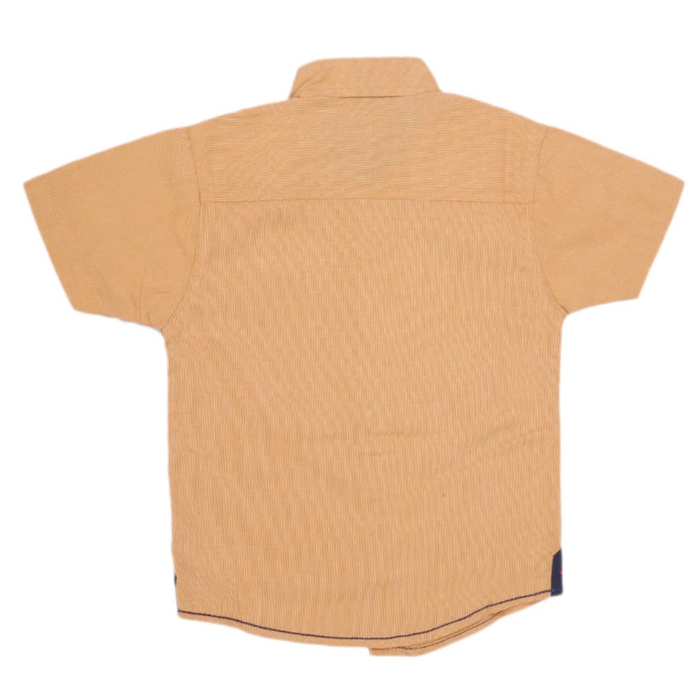 Boys Half Sleeves Casual Shirt - Peach, Kids, Boys Shirts, Chase Value, Chase Value