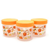 Plastic Jar 3 Piece Set Small - Peach, Home & Lifestyle, Storage Boxes, Chase Value, Chase Value