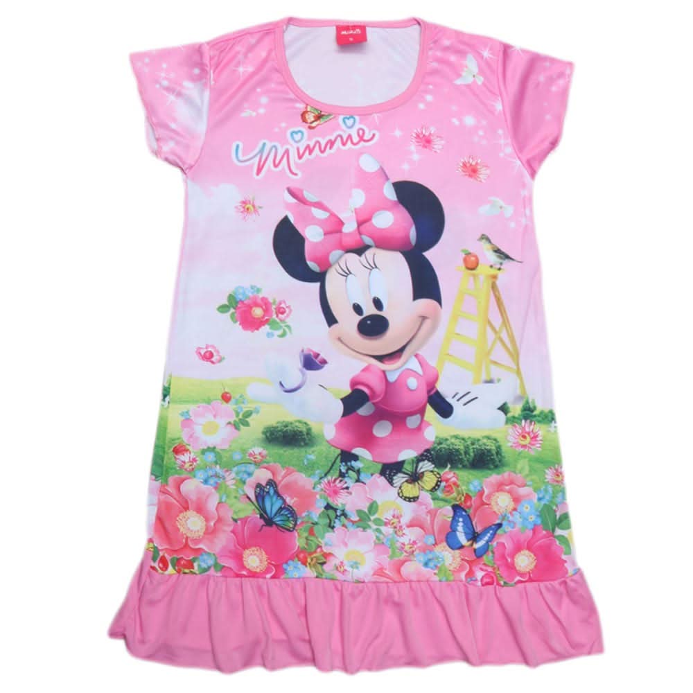 Girls Character Frock - Pink, Kids, Girls Frocks, Chase Value, Chase Value