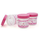 Plastic Jar 3 Piece Set Small - Pink, Home & Lifestyle, Storage Boxes, Chase Value, Chase Value