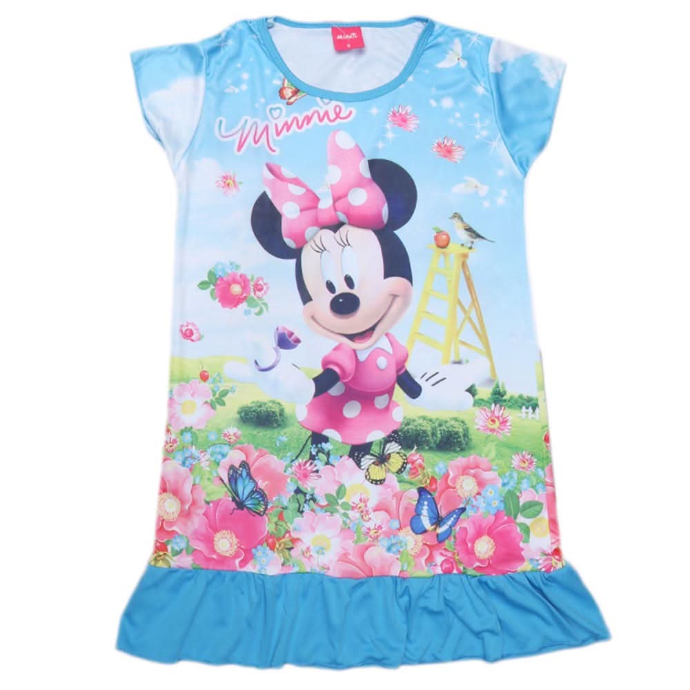 Girls Character Frock - Light Blue, Kids, Girls Frocks, Chase Value, Chase Value
