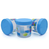 Plastic Jar 3 Piece Set Small - Blue, Home & Lifestyle, Storage Boxes, Chase Value, Chase Value