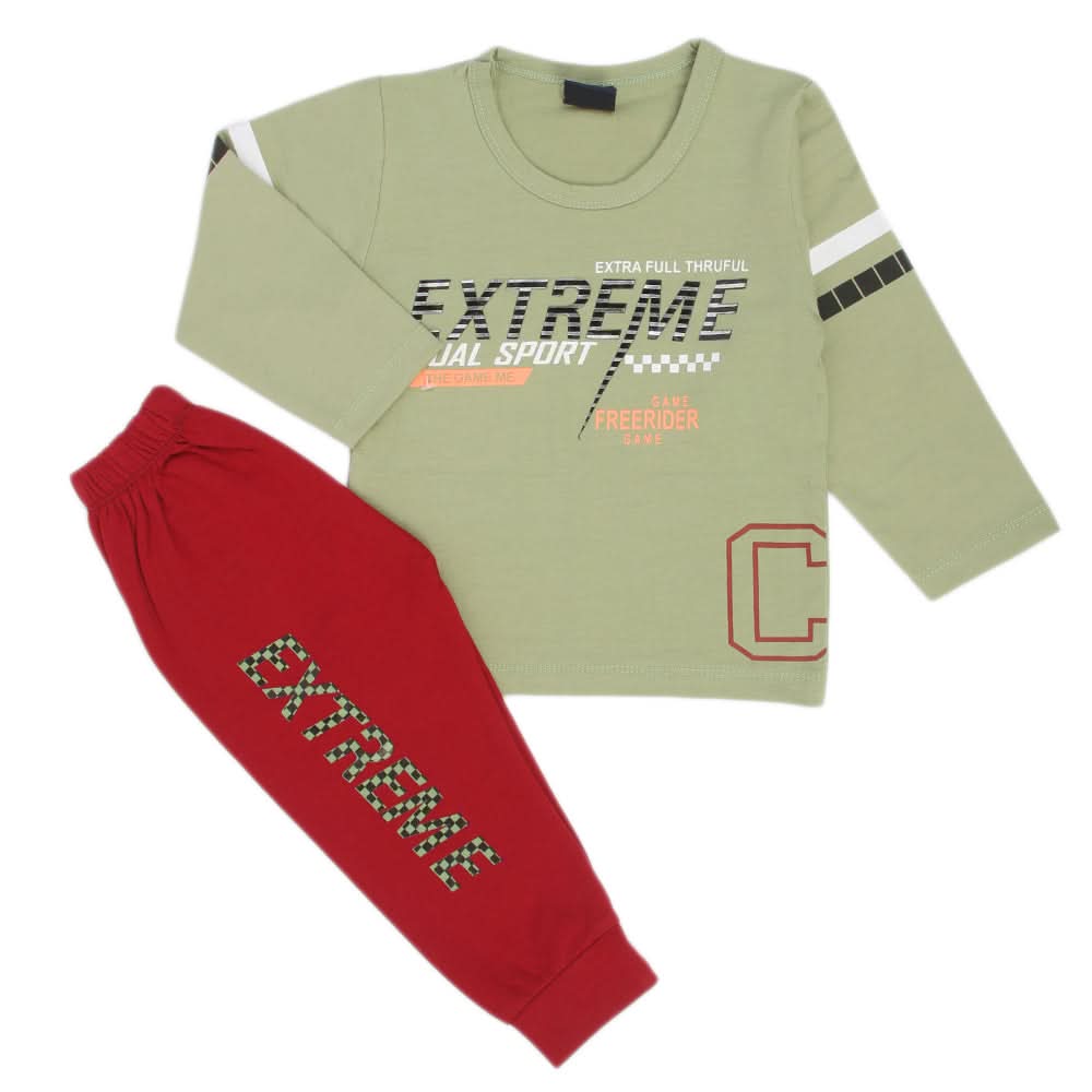 Boys Full Sleeves Suit - Light Green, Boys Sets & Suits, Chase Value, Chase Value