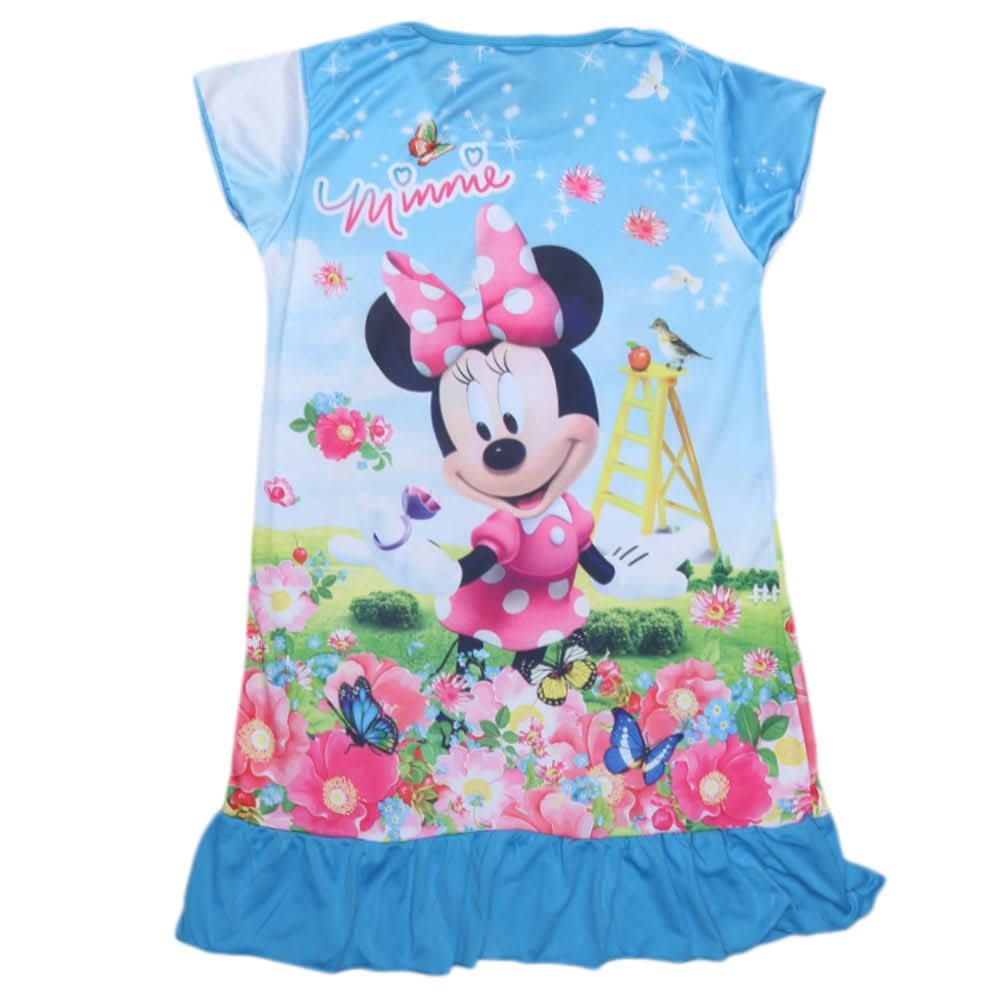 Girls Character Frock - Light Blue, Kids, Girls Frocks, Chase Value, Chase Value