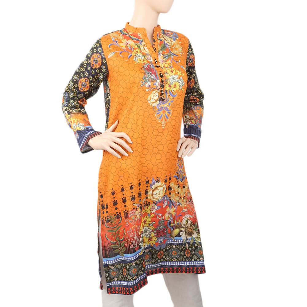 Women's Kurti - Orange, Women, Ready Kurtis, Chase Value, Chase Value