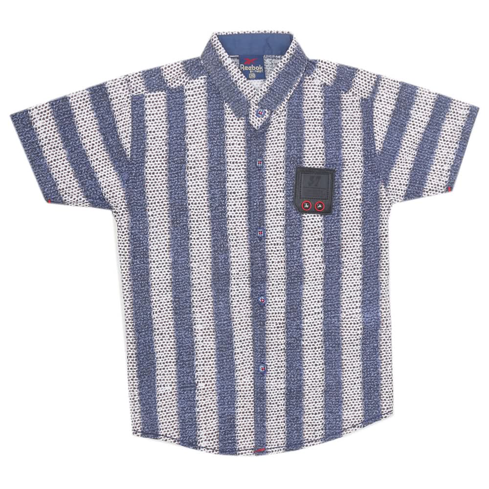 Boys Printed Casual Shirt - Navy Blue, Kids, Boys Shirts, Chase Value, Chase Value