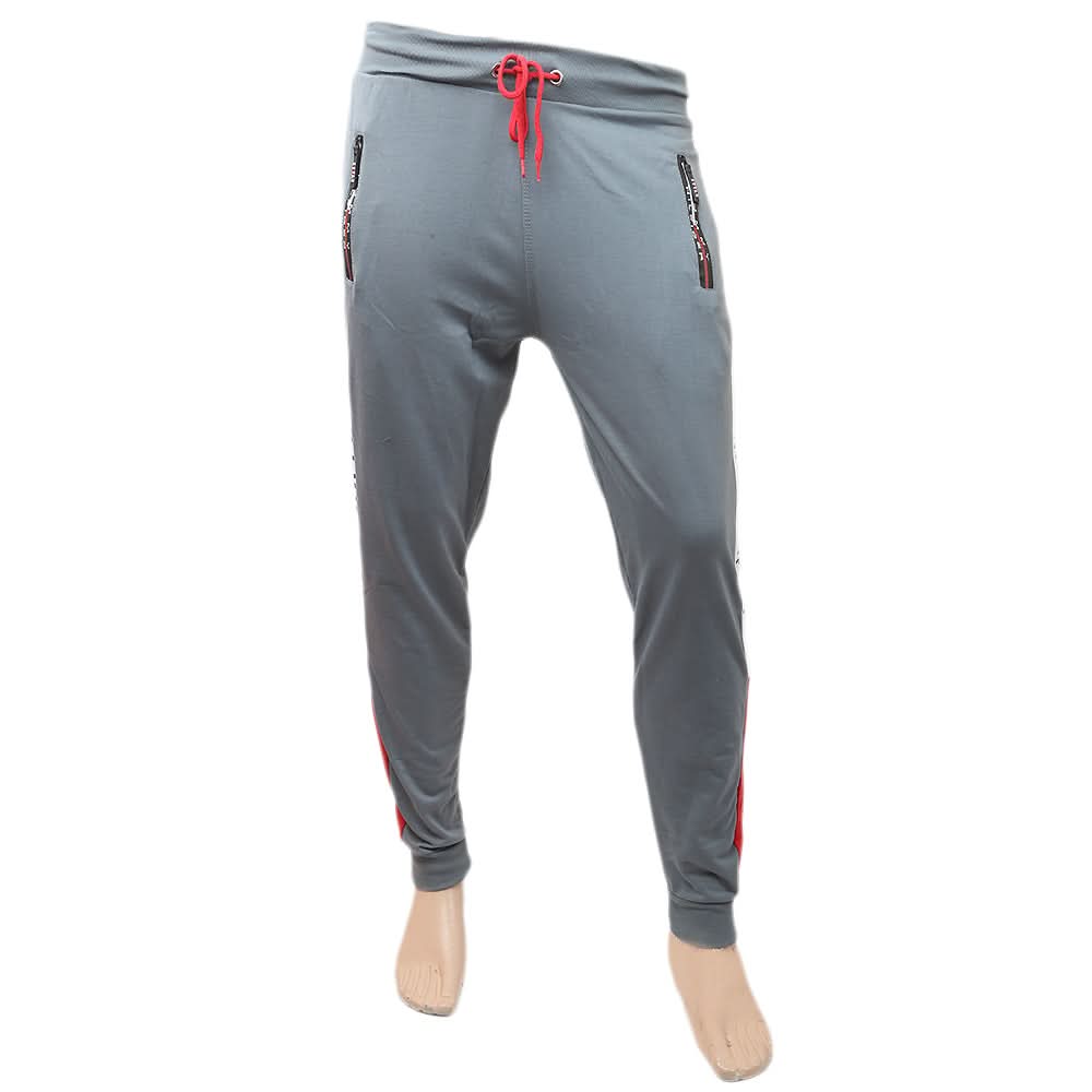 Men's Fancy Zip Trousers - Grey, Men, Lowers And Sweatpants, Chase Value, Chase Value