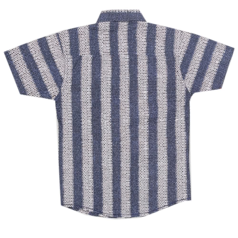 Boys Printed Casual Shirt - Navy Blue, Kids, Boys Shirts, Chase Value, Chase Value