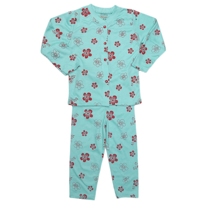 Girls Sleeping Suit - Cyan – Chase Value