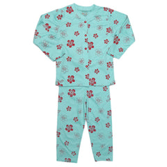 Girls Sleeping Suit - Cyan, Kids, Girls Sets And Suits, Chase Value, Chase Value