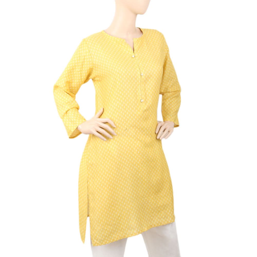 Women's Kurti - Yellow, Women, Ready Kurtis, Chase Value, Chase Value