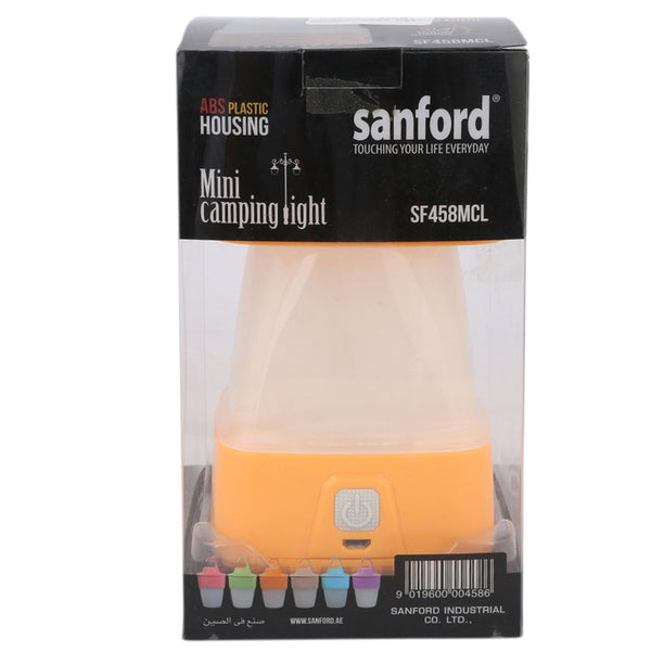Sanford Rechargeable Mini Camping Light - Yellow, Home & Lifestyle, Emergency Lights & Torch, Sanford, Chase Value