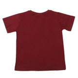 Boys Half Sleeves T-Shirt - Maroon, Boys T-Shirts, Chase Value, Chase Value
