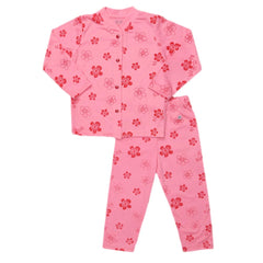 Girls Sleeping Suit - Pink, Kids, Girls Sets And Suits, Chase Value, Chase Value