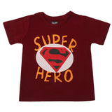 Boys Half Sleeves T-Shirt - Maroon, Boys T-Shirts, Chase Value, Chase Value