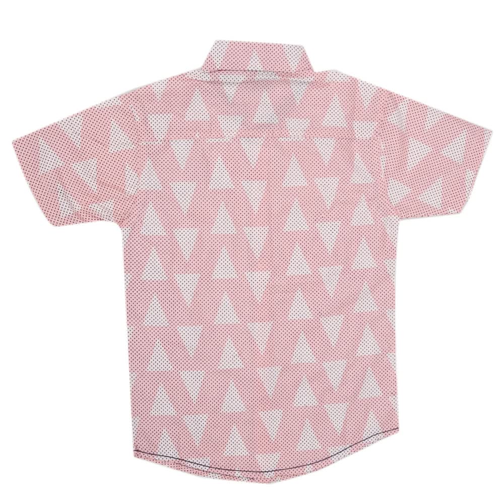 Boys Printed Casual Shirt - Peach, Kids, Boys Shirts, Chase Value, Chase Value