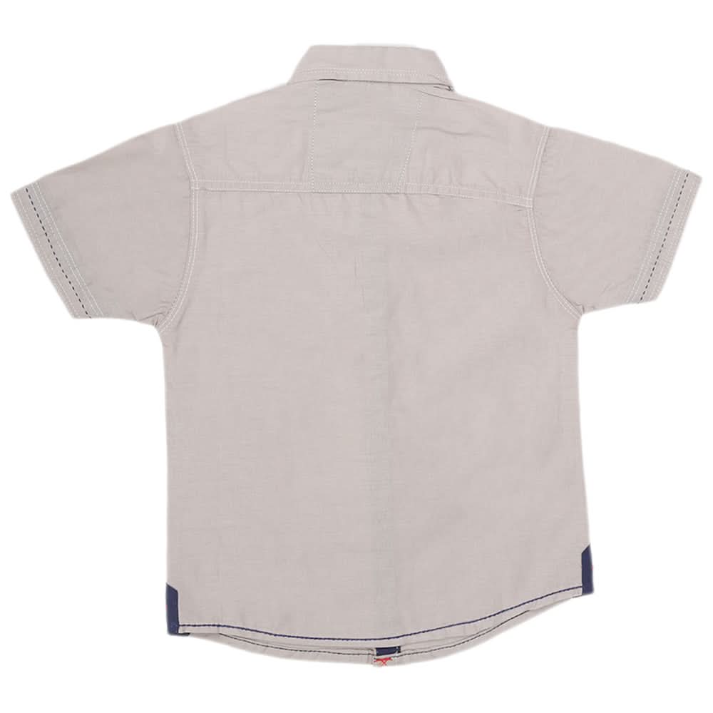 Boys Plain Casual Shirt - Ash Grey, Kids, Boys Shirts, Chase Value, Chase Value