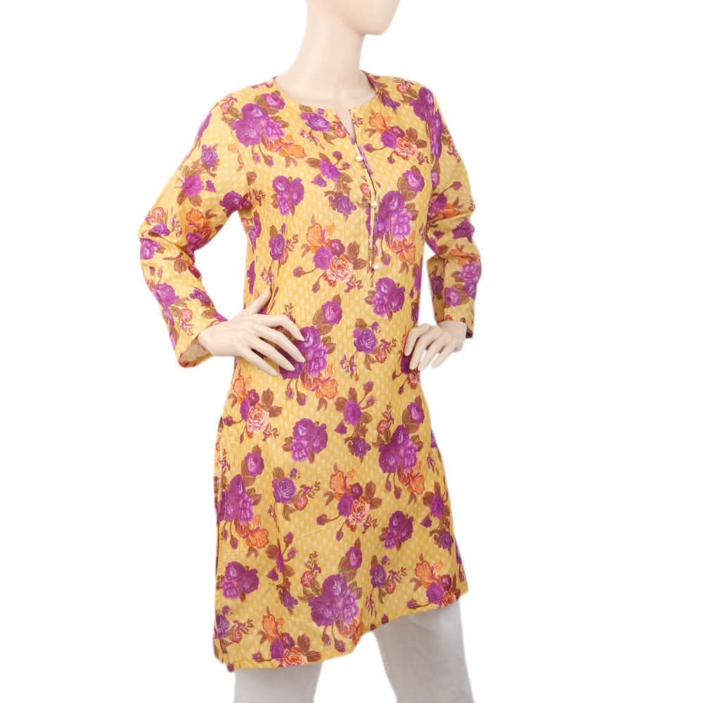 Women's Kurti - Yellow, Women, Ready Kurtis, Chase Value, Chase Value