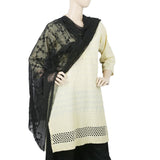 Women's Embroidered Dupatta - Black, Women, Dupatta, Chase Value, Chase Value