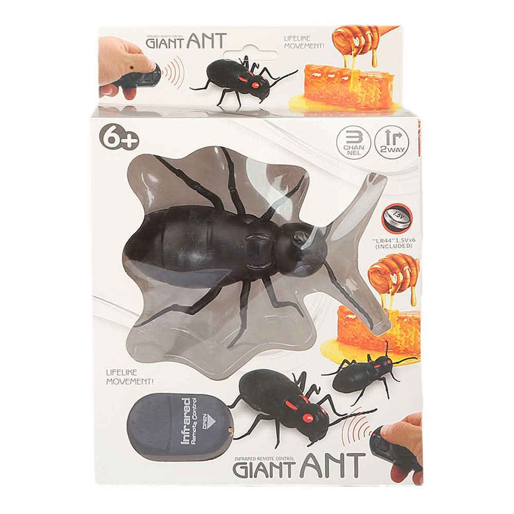 Remote Control Giant Ant For Kid - Black, Kids, Remote Control, Chase Value, Chase Value