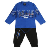 Boys Full Sleeves Suit - Dark Blue, Boys Sets & Suits, Chase Value, Chase Value