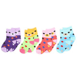 Girls Socks Pack Of 4 - Multi, Kids, Girls Socks, Chase Value, Chase Value