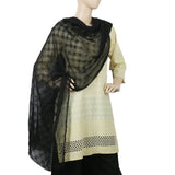 Women's Embroidered Dupatta - Black, Women, Dupatta, Chase Value, Chase Value