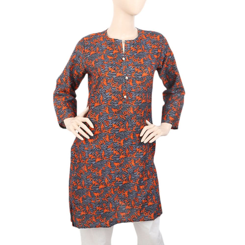 Women's Kurti - Grey, Women, Ready Kurtis, Chase Value, Chase Value
