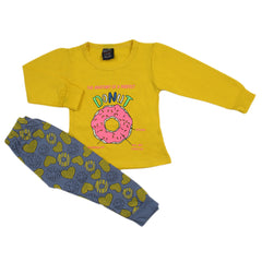 Girls Full Sleeves Suit - Yellow, Girls Suits, Chase Value, Chase Value