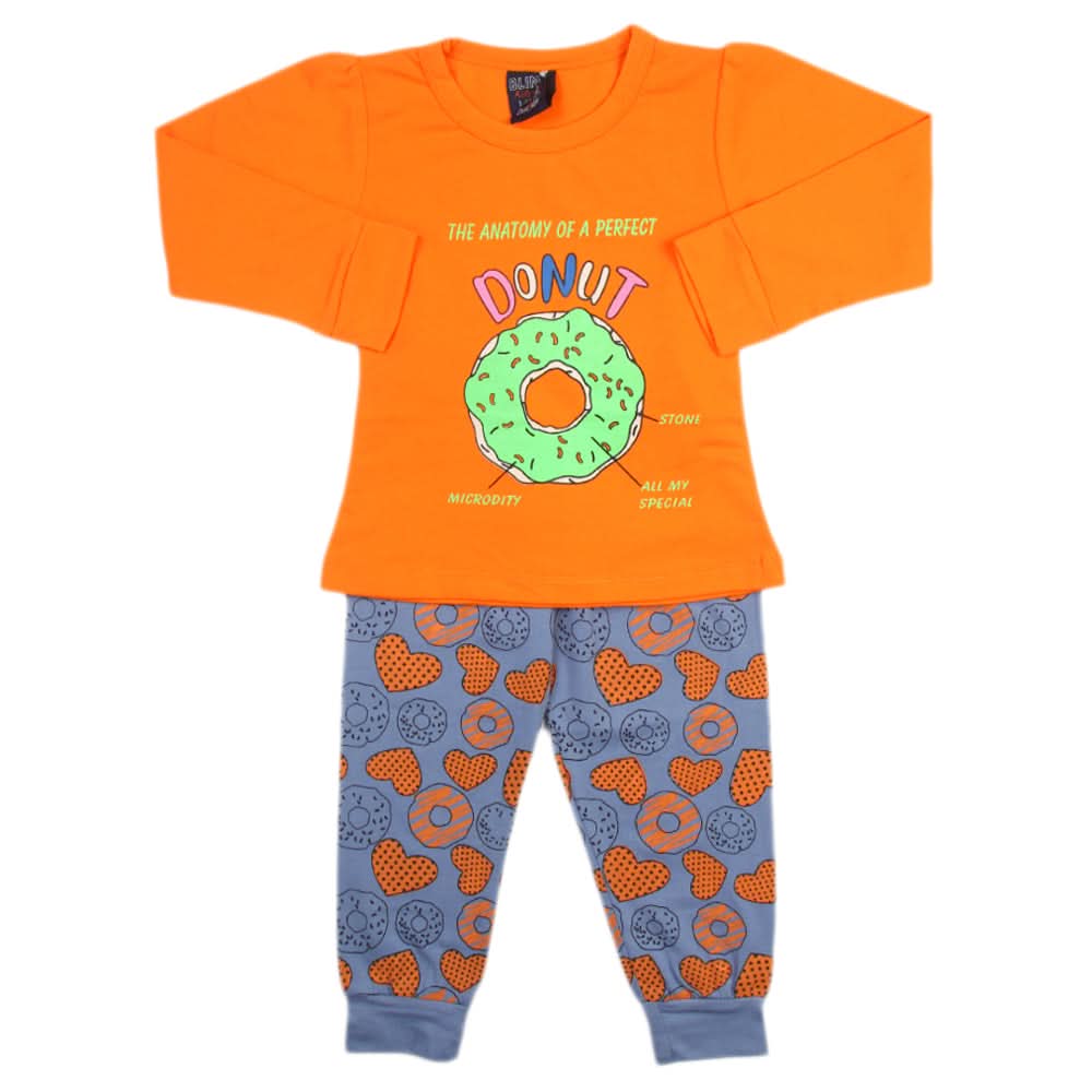 Girls Full Sleeves Suit - Orange, Girls Suits, Chase Value, Chase Value