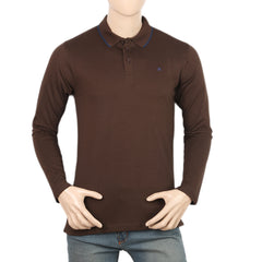 Eminent Men's Full Sleeves Polo T-Shirt - Coffee, Men's T-Shirts & Polos, Eminent, Chase Value