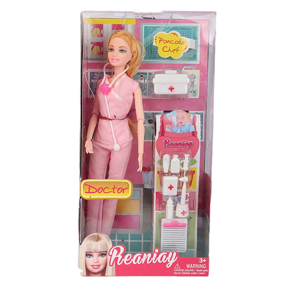 Doctor Doll - Pink, Kids, Dolls and House, Chase Value, Chase Value