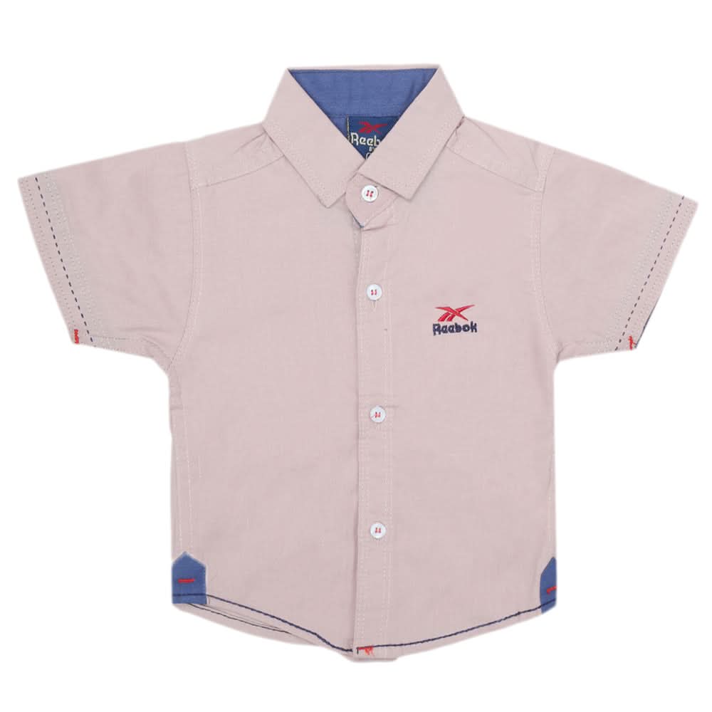 Boys Plain Casual Shirt - Light  Brown, Kids, Boys Shirts, Chase Value, Chase Value