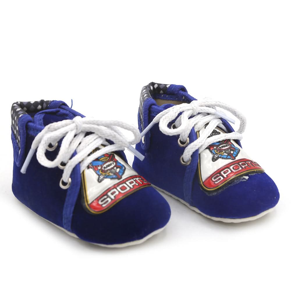 Newborn Boys Lace Shoes - Blue, Kids, NB Shoes And Socks, Chase Value, Chase Value