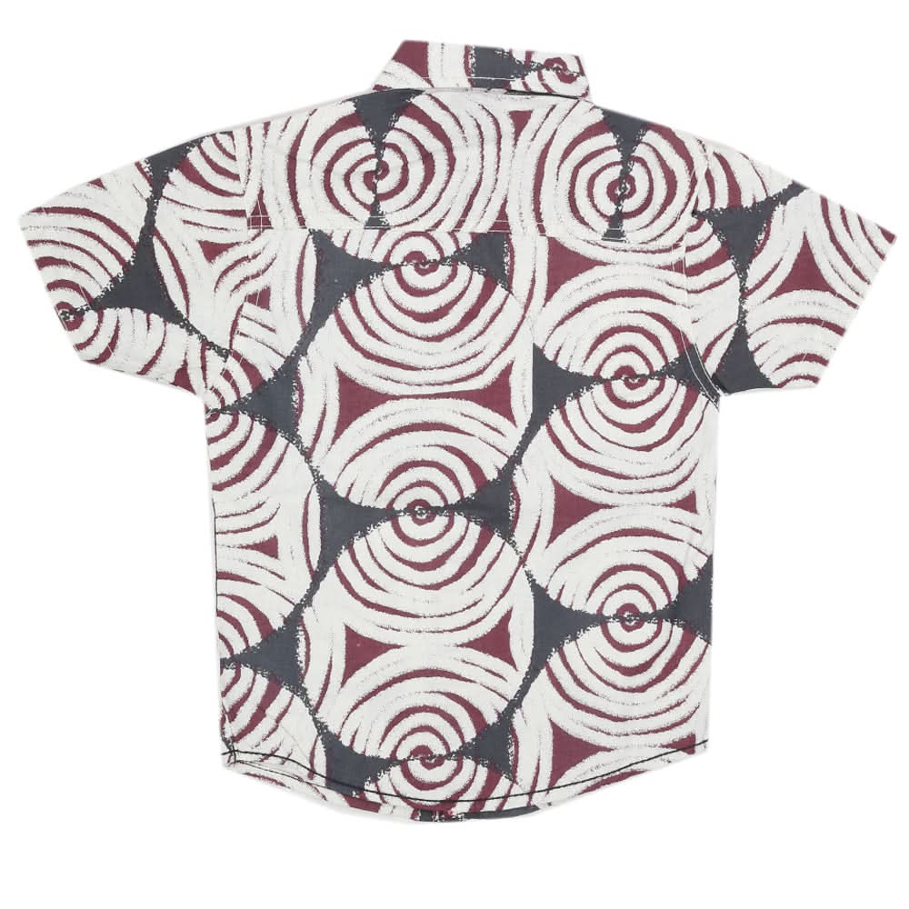 Boys Printed Casual Shirt - Off White, Kids, Boys Shirts, Chase Value, Chase Value