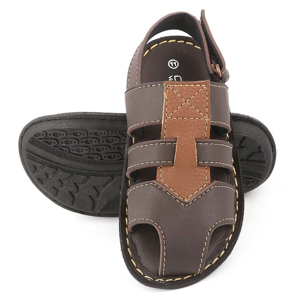 Boys Sandals (1140-A) - Black - test-store-for-chase-value