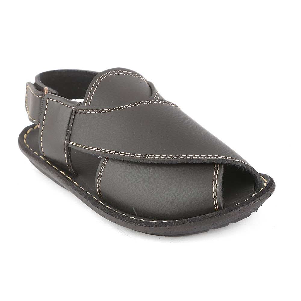 Boys Peshawari Sandals (1018-A) - Black - test-store-for-chase-value