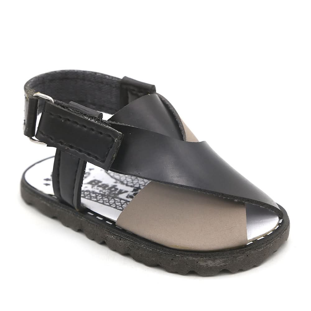 Newborn Boys Peshawari - Black & Beige, Kids, NB Shoes And Socks, Chase Value, Chase Value