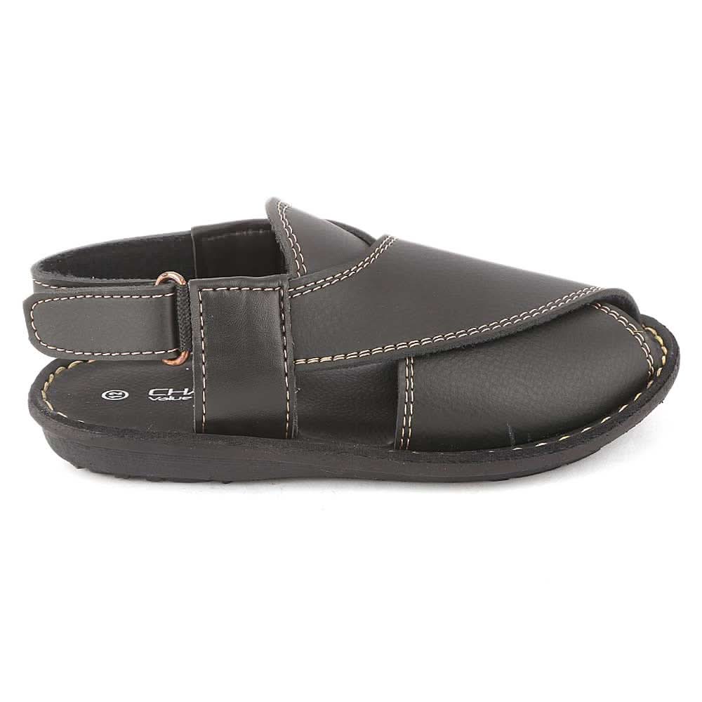 Boys Peshawari Sandals (1018-A) - Black - test-store-for-chase-value