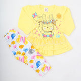 Newborn Girls Full Sleeves Suit - Yellow, Kids, NB Girls Sets And Suits, Chase Value, Chase Value