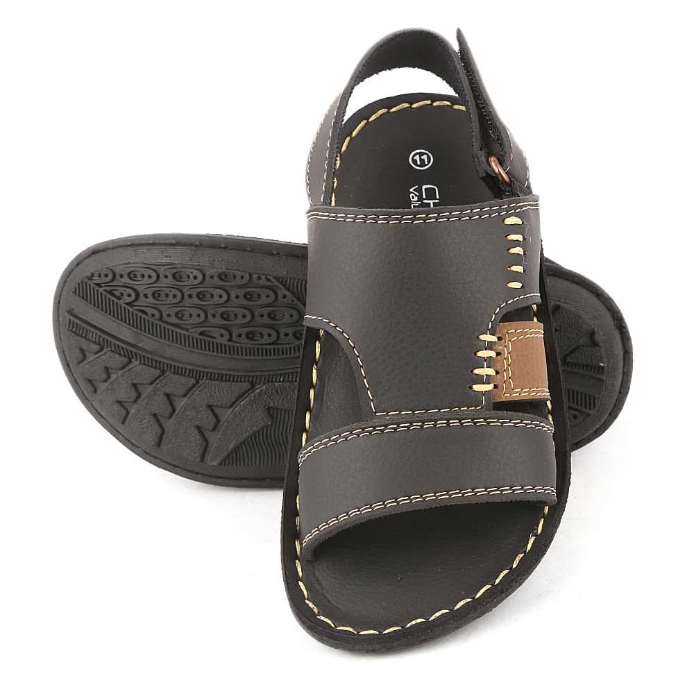 Boys Sandals (1104-A) - Black - test-store-for-chase-value