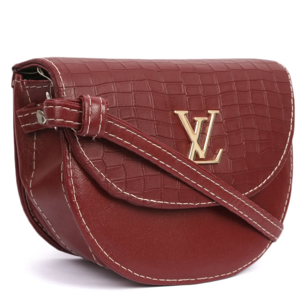 Women's Shoulder Bag - Maroon, Women, Bags, Chase Value, Chase Value