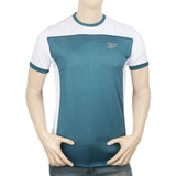 Men's Half Sleeves T-Shirt - Steel Green, Men, T-Shirts And Polos, Chase Value, Chase Value
