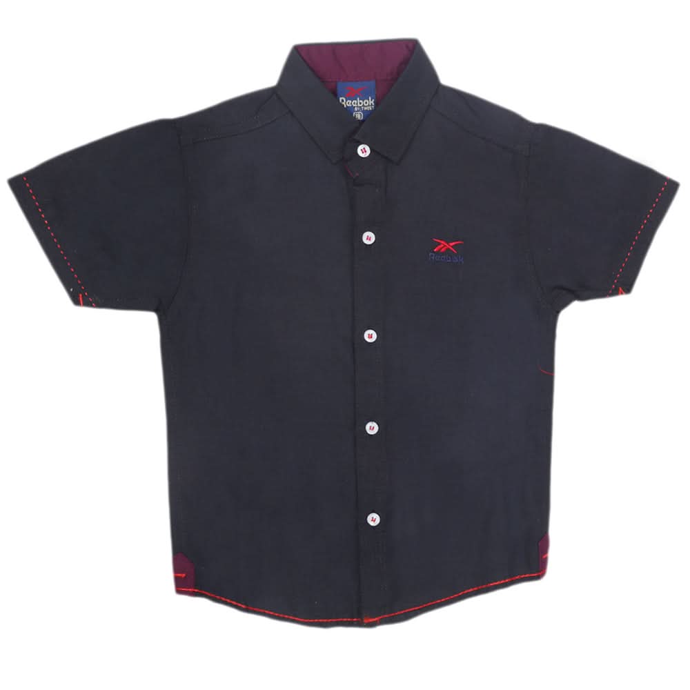 Boys Plain Casual Shirt - Black, Kids, Boys Shirts, Chase Value, Chase Value