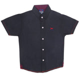 Boys Plain Casual Shirt - Black, Kids, Boys Shirts, Chase Value, Chase Value