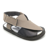 Newborn Peshawari Sandals  - Black & Grey, Kids, NB Shoes And Socks, Chase Value, Chase Value